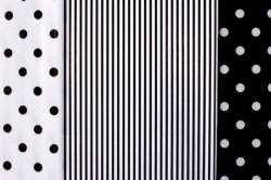 20 x 30 BLACK & WHITE ASSORTMENT TISSUE PAPER