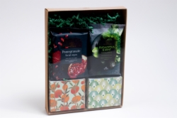 9.875 X 7.5 X 1.375” NATURAL KRAFT CLEAR LID GIFT BOXES