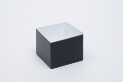 4 x 4 x 3 BLACK SWIRL HI-WALL GIFT BOX BASES *LIDS SOLD SEPARATELY*