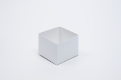 4 x 4 x 3 WHITE GLOSS HI-WALL GIFT BOX BASES *LIDS SOLD SEPARATELY*