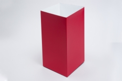 6 x 6 x 9 RED GLOSS HI-WALL GIFT BOX BASES *LIDS SOLD SEPARATELY*