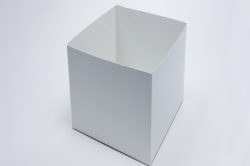 10 x 10 x 12 WHITE GLOSS HI-WALL GIFT BOX BASES *LIDS SOLD SEPARATELY*