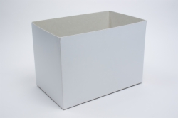19 x 12 x 6 WHITE GLOSS HI-WALL GIFT BOX BASES *LIDS SOLD SEPARATELY*
