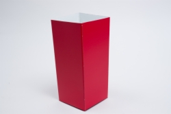 4 x 4 x 9 RED GLOSS HI-WALL GIFT BOX BASES *LIDS SOLD SEPARATELY*