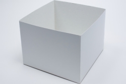 10 x 10 x 9 WHITE GLOSS HI-WALL GIFT BOX BASES *LIDS SOLD SEPARATELY*