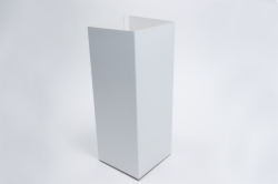 6 x 6 x 12 WHITE GLOSS HI-WALL GIFT BOX BASES *LIDS SOLD SEPARATELY*