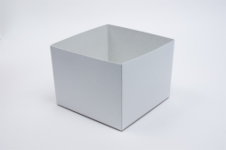 8 x 8 x 6 WHITE GLOSS HI-WALL GIFT BOX BASES *LIDS SOLD SEPARATELY*