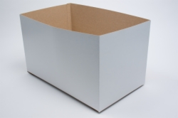 16 x 10 x 9 WHITE GLOSS HI-WALL GIFT BOX BASES *LIDS SOLD SEPARATELY*