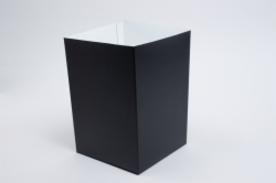 6 x 6 x 6 BLACK SWIRL HI-WALL GIFT BOX BASES *LIDS SOLD SEPARATELY*