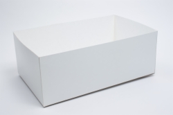 10 x 5 x 3 WHITE GLOSS HI-WALL GIFT BOX BASES *LIDS SOLD SEPARATELY*