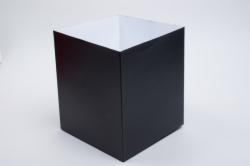 8 x 8 x 9 BLACK SWIRL HI-WALL GIFT BOX BASES *LIDS SOLD SEPARATELY*