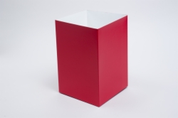 6 x 6 x 6 RED GLOSS HI-WALL GIFT BOX BASES *LIDS SOLD SEPARATELY*