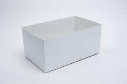 19 x 12 x 3 WHITE GLOSS HI-WALL GIFT BOX BASES *LIDS SOLD SEPARATELY*