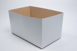 16 x 10 x 6 WHITE GLOSS HI-WALL GIFT BOX BASES *LIDS SOLD SEPARATELY*