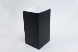 6 x 6 x 9 BLACK SWIRL HI-WALL GIFT BOX BASES *LIDS SOLD SEPARATELY*