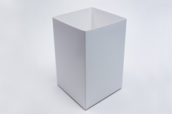 8 x 8 x 12 WHITE GLOSS HI-WALL GIFT BOX BASES *LIDS SOLD SEPARATELY*