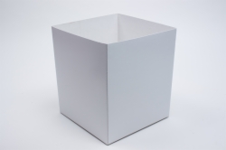 8 x 8 x 9 WHITE GLOSS HI-WALL GIFT BOX BASES *LIDS SOLD SEPARATELY*