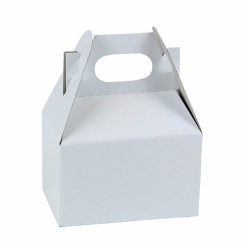 4 x 2.5 x 2.5 WHITE GLOSS GABLE BOXES