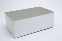 16 x 10 x 3 WHITE GLOSS HI-WALL GIFT BOX BASES *LIDS SOLD SEPARATELY*