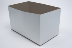 16 x 10 x 9 WHITE GLOSS HI-WALL GIFT BOX BASES *LIDS SOLD SEPARATELY*