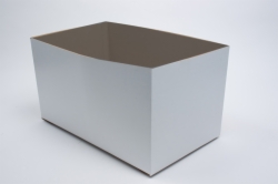16 x 10 x 6 WHITE GLOSS HI-WALL GIFT BOX BASES *LIDS SOLD SEPARATELY*