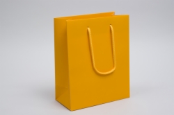8 x 4 x 10 MATTE SUNSHINE EUROTOTE SHOPPING BAGS