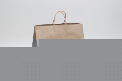 13 x 7 x 13 NATURAL KRAFT PAPER SHOPPING BAGS