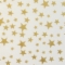 Gold Stars White