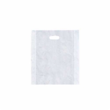9 x 12 CLEAR FROSTED PLASTIC MERCHANDISE BAGS