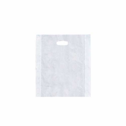 9 x 12 CLEAR FROSTED PLASTIC MERCHANDISE BAGS