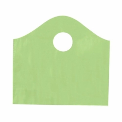 12 x 11 x 4 CITRUS GREEN FROSTED WAVETOP PLASTIC BAGS