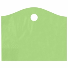 22 x 18 x 8 CITRUS GREEN FROSTED WAVETOP PLASTIC BAGS