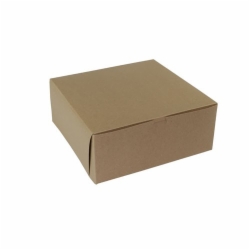 12 x 12 x 5 NATURAL KRAFT ONE-PIECE BAKERY BOXES