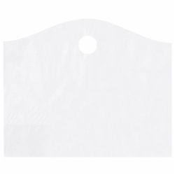 18 x 15 x 6 CLEAR FROSTED WAVETOP PLASTIC BAGS