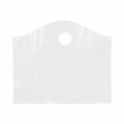 22 x 18 x 8 CLEAR FROSTED WAVETOP PLASTIC BAGS