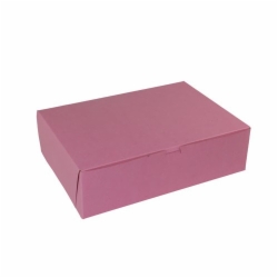 14 x 10 x 4 (1/4 SHEET) STRAWBERRY ONE-PIECE BAKERY BOXES