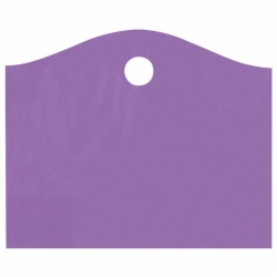 22 x 18 x 8 GRAPE FROSTED WAVETOP PLASTIC BAGS