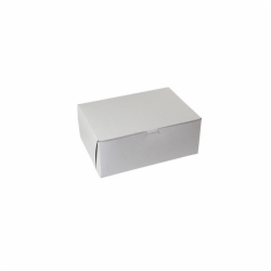 10 x 7 x 4 WHITE ONE-PIECE BAKERY BOXES
