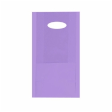 7 x 3.5 x 10.5 GRAPE FROSTED PLASTIC TOTE BAGS