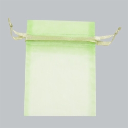 3 x 4 MINT SHEER ORGANZA POUCHES
