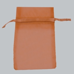 6 x 14 COPPER SHEER ORGANZA POUCHES